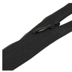 Fermeture Invisible Non Séparable Ajustable 22cm - Noir