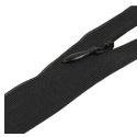 Fermeture Invisible Non Séparable Ajustable 22cm - Noir