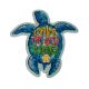 Patch Ecusson Thermocollant Save the Turtles 6 x 6 cm