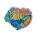 Patch Ecusson Thermocollant Baleine Big Dream 5 x 5,50 cm