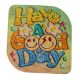 Patch Ecusson Thermocollant Smile Have a Good Day 4,50 x 5 cm