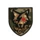 Patch Ecusson Thermocollant Loup Militaire 5 x 6 cm