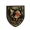 Patch Ecusson Thermocollant Loup Militaire 5 x 6 cm