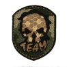 Patch Ecusson Thermocollant Tête de mort Militaire 5 x 6 cm