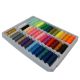 Lot de 39 bobines de fil à coudre 100% polyester 100 mètres par bobine