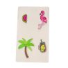Patch Ecusson Thermocollant Lot de 4 Girly Licorne Arc en ciel Couronne