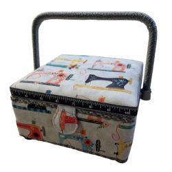 Boite à Couture avec casier de rangement Machine à coudre 20 x 20 cm