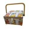Boite à Couture avec casier de rangement Paradise 20 x 20 cm