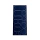 Patch Autocollant Imperméable Réparation Doudoune 13 pièces Coloris Noir