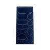 Patch Autocollant Imperméable Réparation Doudoune 13 pièces Coloris Marine