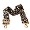 Bandoulière Léopard Chic Mousquetons Dorés Accessoire pour Sac à Main 40 mm de large, 140 cm de longueur