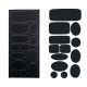 Patch Autocollant Imperméable Réparation Doudoune 13 pièces Coloris Noir