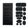 Patch Autocollant Imperméable Réparation Doudoune 13 pièces Coloris Noir