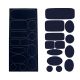 Patch Autocollant Imperméable Réparation Doudoune 13 pièces Coloris Marine