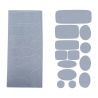 Patch Autocollant Imperméable Réparation Doudoune 13 pièces Coloris Gris