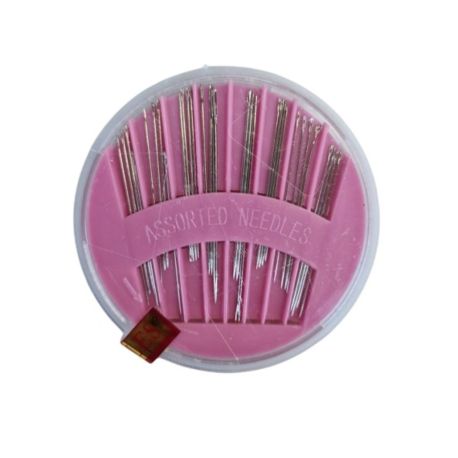 Boîte de 30 Aiguilles à Coudre Assorties en métal Kit de Couture