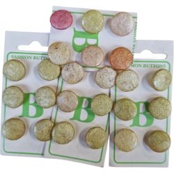 Lot de 30 Boutons animaux multicolores plastique 15 mm