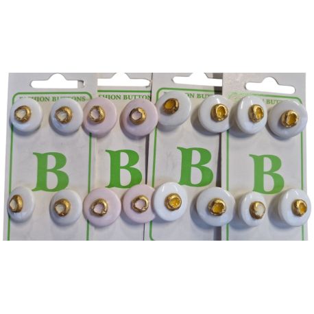 Lot de 30 Boutons animaux multicolores plastique 15 mm