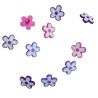 Lot 10 boutons Fleurs Seventies 15 mm