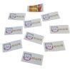 Lot de 10 Etiquettes tissées 2,50 x 5 cm Amour