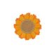 Patch Ecusson Thermocollant Petite Fleur Rose 4 x 4 cm