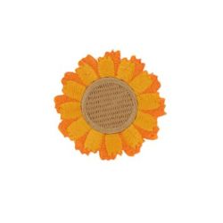 Patch Ecusson Thermocollant Petite Fleur Rose 4 x 4 cm