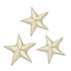 Ecusson Thermocollant 3 Petites ETOILES Coloris Blanc