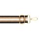 Bandoulière Réglable Rayée Longueur 1,40 m Largeur 40 mm 2 Mousquetons Métal Coloris Noir Doré