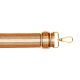 Bandoulière Réglable Rayée Longueur 1,40 m Largeur 40 mm 2 Mousquetons Métal Coloris Marron Doré