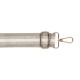 Bandoulière Réglable Rayée Longueur 1,40 m Largeur 40 mm 2 Mousquetons Métal Coloris Gris Doré