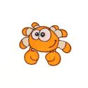 Patch Ecusson Thermocollant Crabe 4,50 x 5 cm