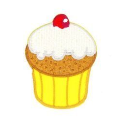 Patch Ecusson Thermocollant Cupcake 5,50 x 7 cm