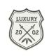 Patch Ecusson Thermocollant Blason Blanc Luxury 5 x 6 cm