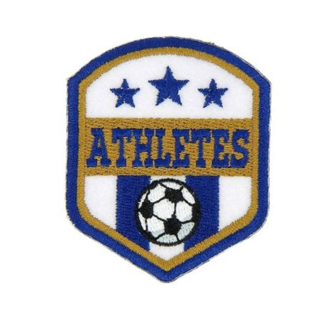 Patch Ecusson Thermocollant Blason Athlete 5,50 x 6,50 cm