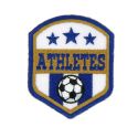 Patch Ecusson Thermocollant Blason Athlete 5,50 x 6,50 cm