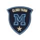 Patch Ecusson Thermocollant Blason Climb Team 5 x 5,50 cm