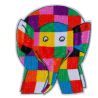 Patch Ecusson Thermocollant Elmer l'éléphant 5,50 x 6,50 cm