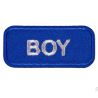 Patch Ecusson Thermocollant Boy Bleu 2,50 x 5,50 cm