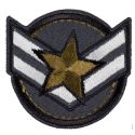 Patch Ecusson Thermocollant Blason Militaire Etoile 4 x 4,50 cm