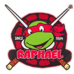 Patch Ecusson Thermocollant Tortue Ninja Raphael 7 x 7 cm