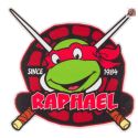 Patch Ecusson Thermocollant Tortue Ninja Raphael 7 x 7 cm