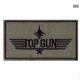 Patch Ecusson Thermocollant Top Gun 3,50 x 7 cm