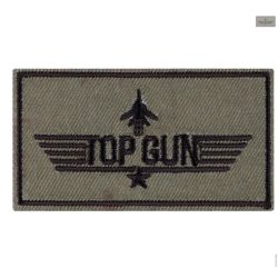 Patch Ecusson Thermocollant Top Gun 3,50 x 7 cm
