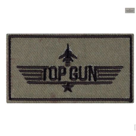 Patch Ecusson Thermocollant Top Gun 3,50 x 7 cm