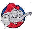 Patch Ecusson Thermocollant Benjamin l'éléphant 7 x 9 cm