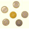 Lot de 6 boutons bordure coloris Bordeaus 23 mm plastique