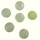 Lot de 6 boutons bordure coloris Anis 23 mm plastique