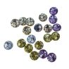 Lot de 20 Boutons "crystal" multicolores 13 mm Plastique
