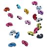 Lot de 20 Boutons Voiture multicolores 15 x 17 mm Plastique