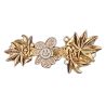 Bouton Clipsable pour Jeans trop Large, Ajuste la Taille Sans Couture, Serre-taille Rapide, Bouton magique Coloris Fleur Smile